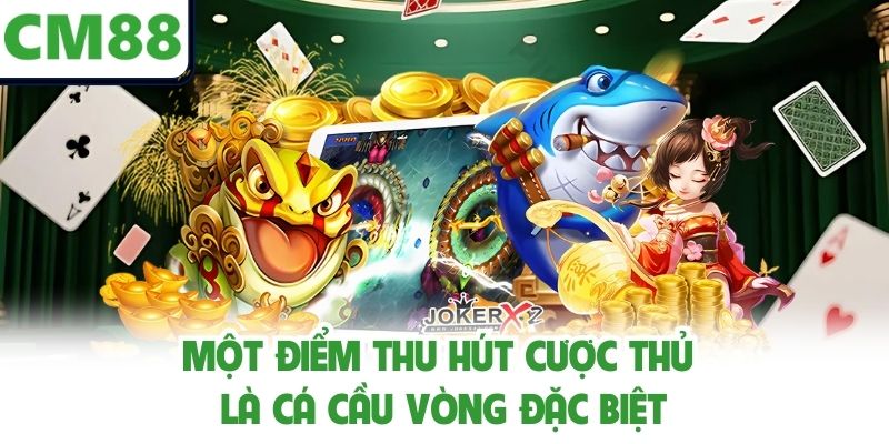 Một điểm thu hút cược thủ là cá cầu vòng đặc biệt